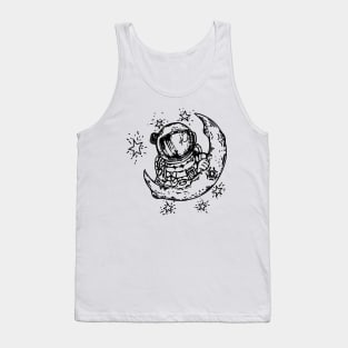 me on the moon Tank Top